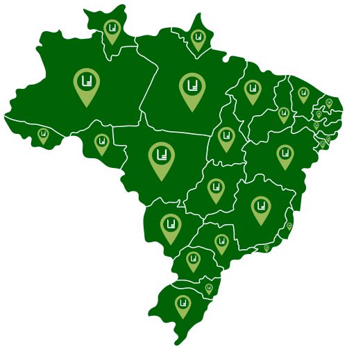 Mapa de regiões do Brasil