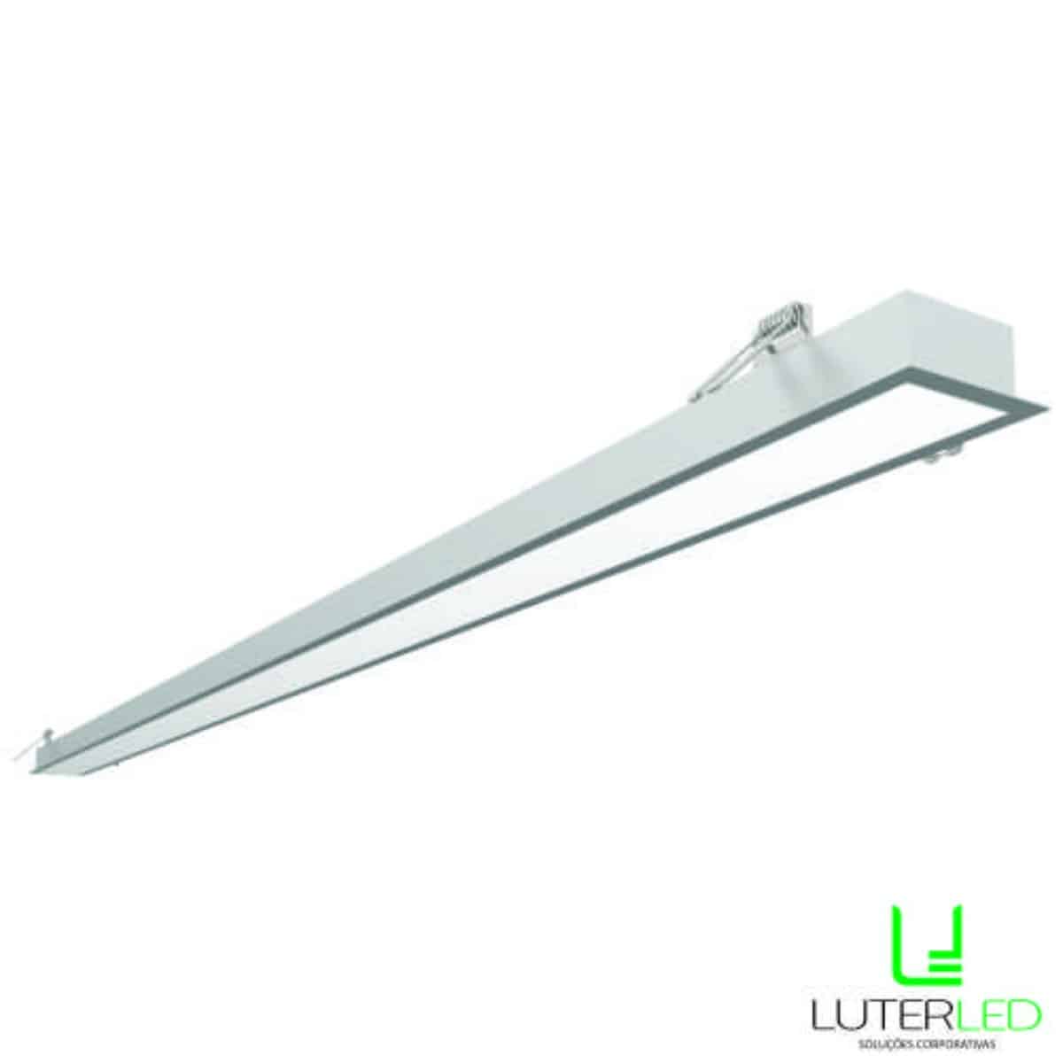 Luminária Linear LED Connect de Embutir