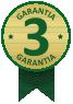 3 anos de garantia.