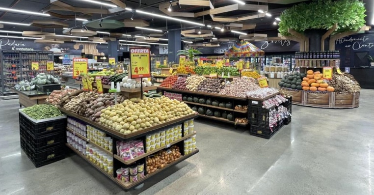 Projeto de Iluminação em Supermercados - Supermercado Barbosa