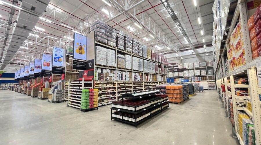 iluminação de atacarejo